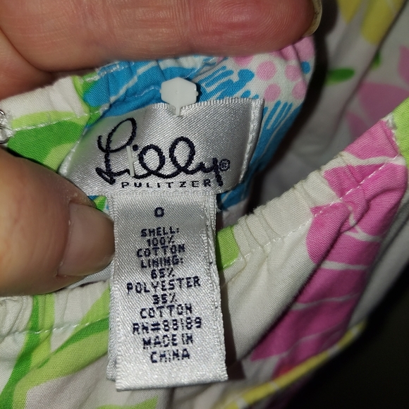 Lily Pulitzer halter dress cotton lace size 0 - Picture 4 of 4